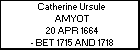 Catherine Ursule AMYOT