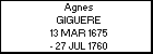 Agnes GIGUERE